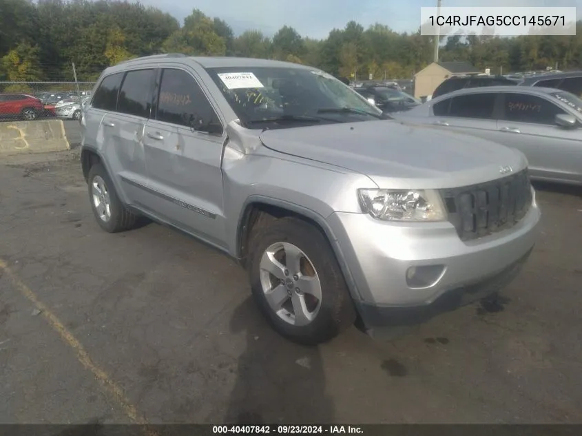 1C4RJFAG5CC145671 2012 Jeep Grand Cherokee Laredo