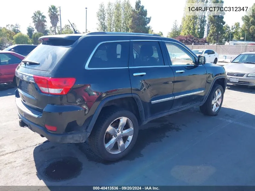 1C4RJFCT7CC312347 2012 Jeep Grand Cherokee Overland