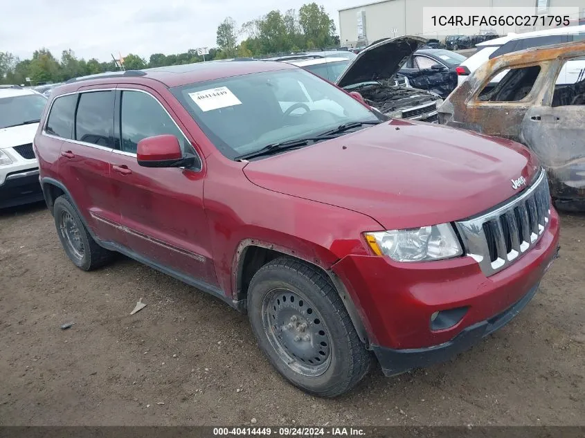 1C4RJFAG6CC271795 2012 Jeep Grand Cherokee Laredo