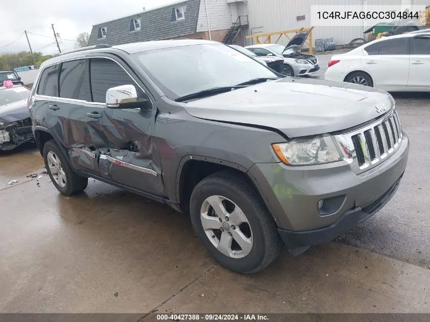 1C4RJFAG6CC304844 2012 Jeep Grand Cherokee Laredo