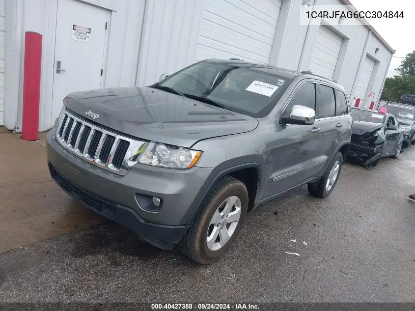 1C4RJFAG6CC304844 2012 Jeep Grand Cherokee Laredo