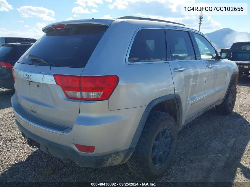 1C4RJFCG7CC102656 2012 Jeep Grand Cherokee Overland