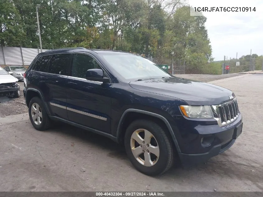 2012 Jeep Grand Cherokee Laredo VIN: 1C4RJFAT6CC210914 Lot: 40432304