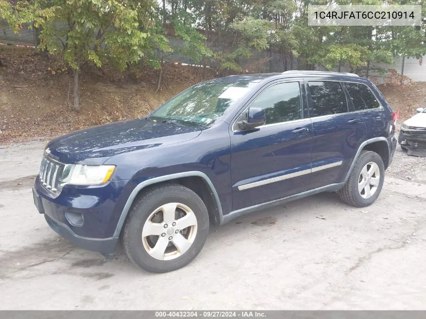 1C4RJFAT6CC210914 2012 Jeep Grand Cherokee Laredo