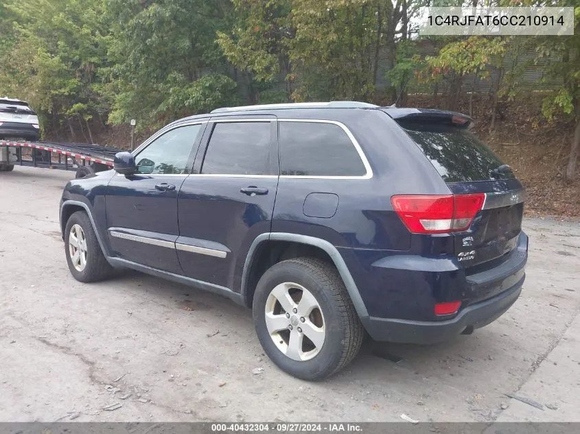 1C4RJFAT6CC210914 2012 Jeep Grand Cherokee Laredo