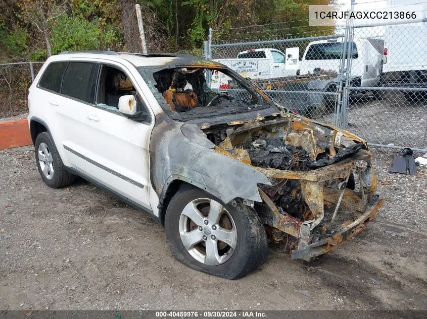 1C4RJFAGXCC213866 2012 Jeep Grand Cherokee Laredo