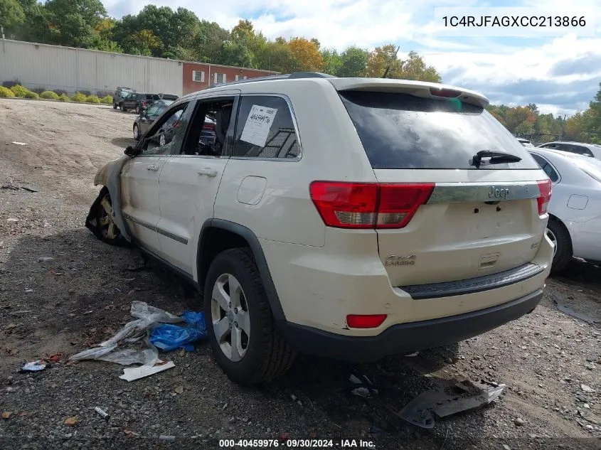 1C4RJFAGXCC213866 2012 Jeep Grand Cherokee Laredo