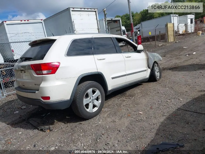 1C4RJFAGXCC213866 2012 Jeep Grand Cherokee Laredo