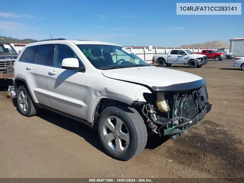 2012 Jeep Grand Cherokee Laredo VIN: 1C4RJFAT1CC283141 Lot: 40471800