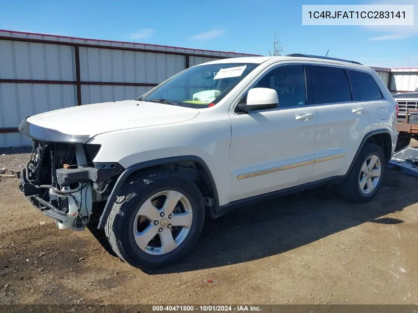 1C4RJFAT1CC283141 2012 Jeep Grand Cherokee Laredo