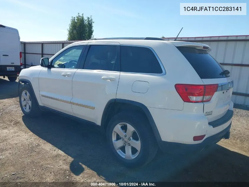 1C4RJFAT1CC283141 2012 Jeep Grand Cherokee Laredo