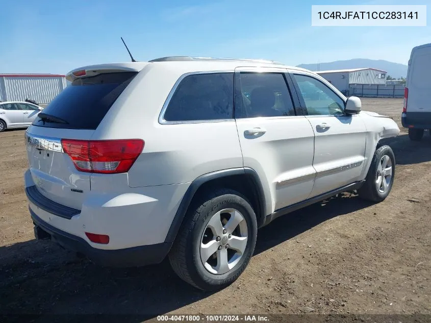 1C4RJFAT1CC283141 2012 Jeep Grand Cherokee Laredo