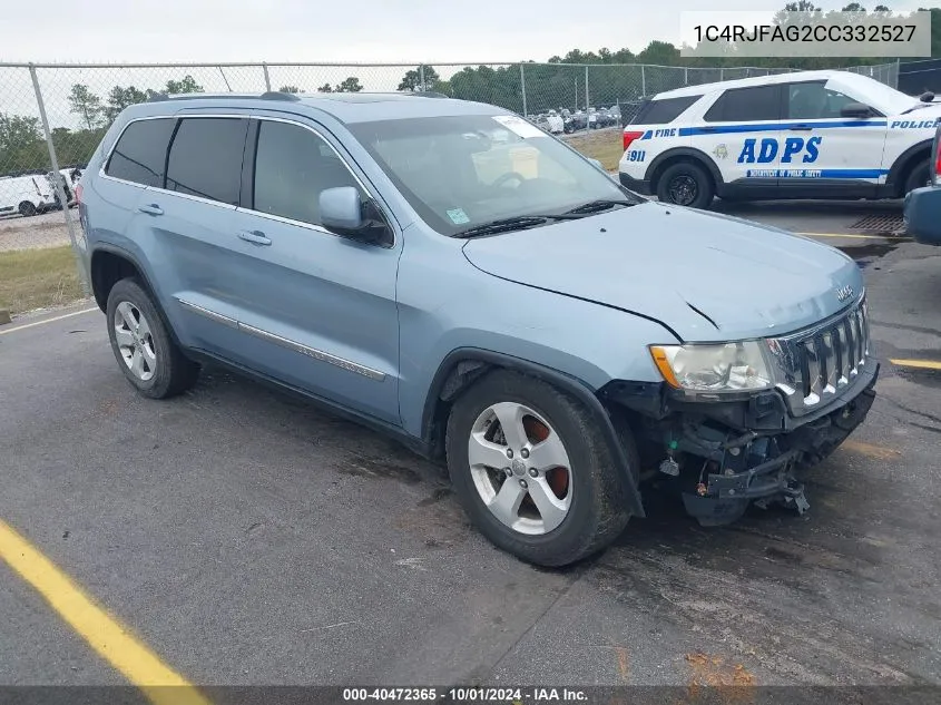 2012 Jeep Grand Cherokee Laredo VIN: 1C4RJFAG2CC332527 Lot: 40472365