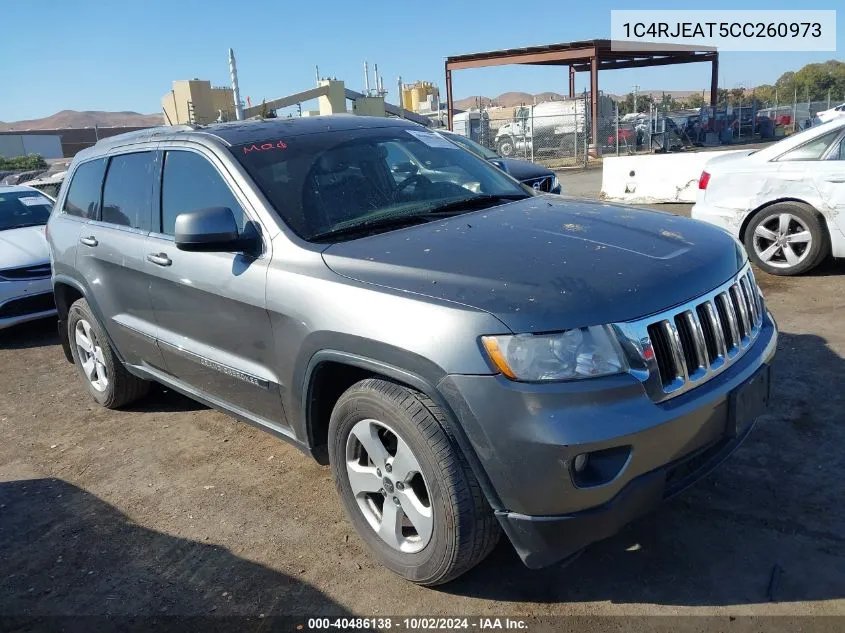 2012 Jeep Grand Cherokee Laredo VIN: 1C4RJEAT5CC260973 Lot: 40486138