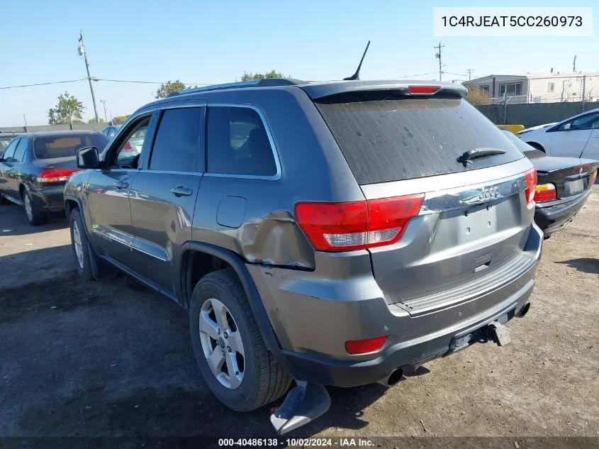 1C4RJEAT5CC260973 2012 Jeep Grand Cherokee Laredo