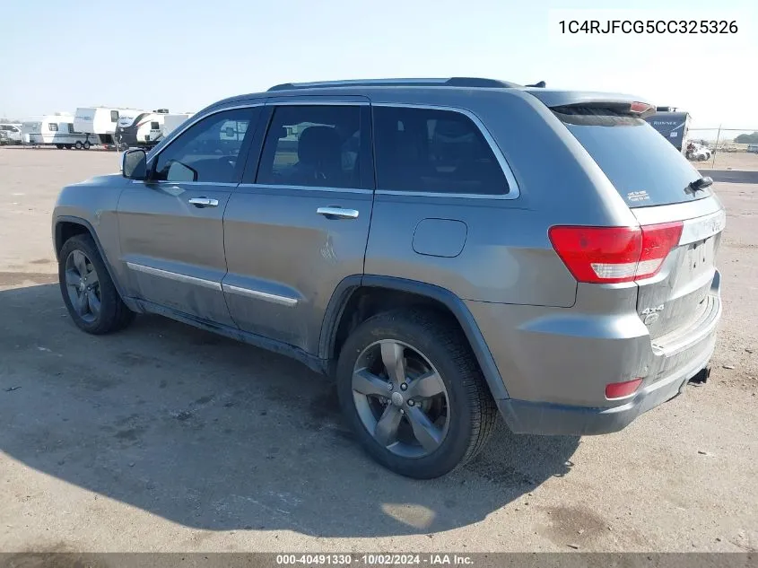 1C4RJFCG5CC325326 2012 Jeep Grand Cherokee Overland