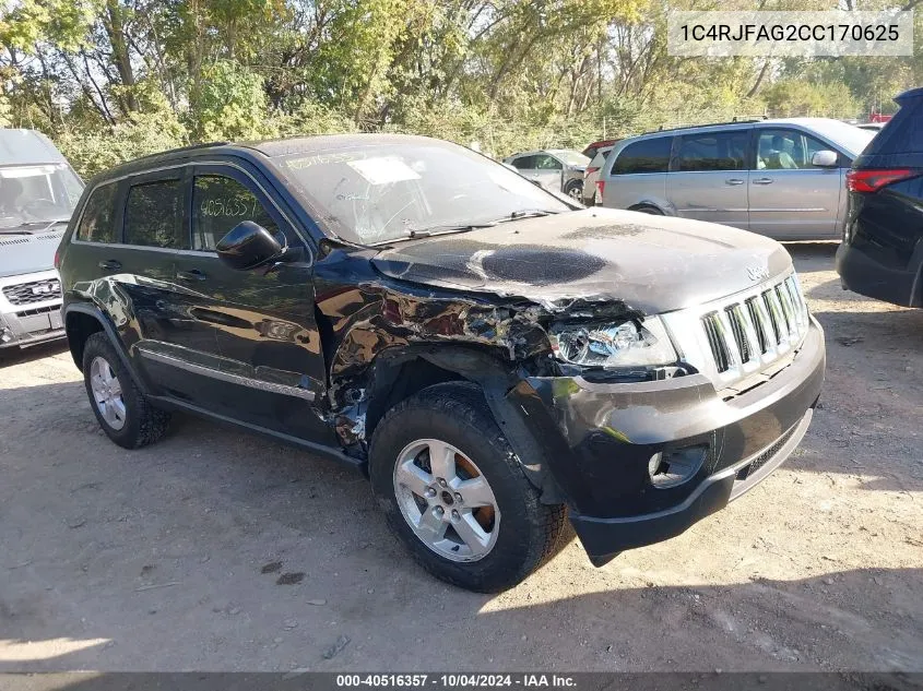 2012 Jeep Grand Cherokee Laredo VIN: 1C4RJFAG2CC170625 Lot: 40516357