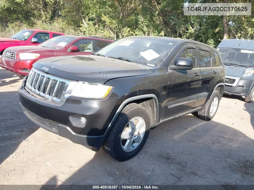 2012 Jeep Grand Cherokee Laredo VIN: 1C4RJFAG2CC170625 Lot: 40516357