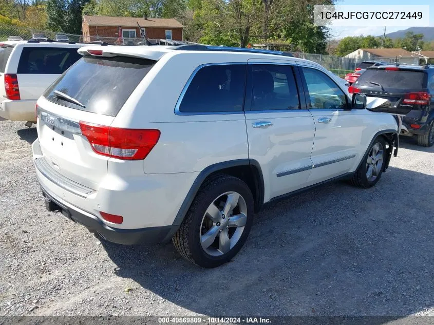 2012 Jeep Grand Cherokee Overland VIN: 1C4RJFCG7CC272449 Lot: 40569809