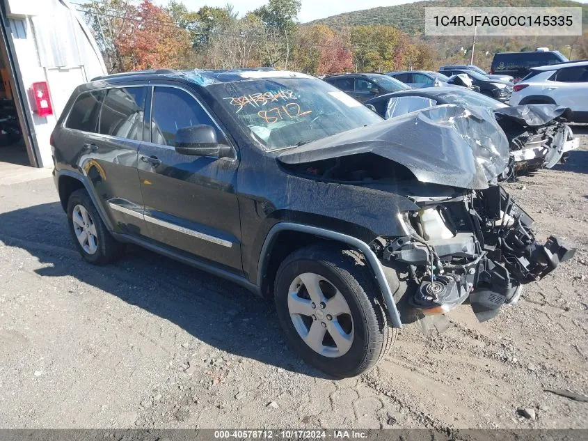 2012 Jeep Grand Cherokee Laredo VIN: 1C4RJFAG0CC145335 Lot: 40578712