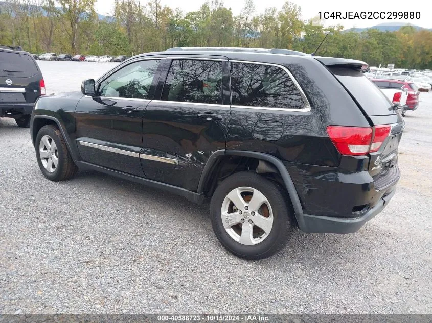 2012 Jeep Grand Cherokee Laredo VIN: 1C4RJEAG2CC299880 Lot: 40586723