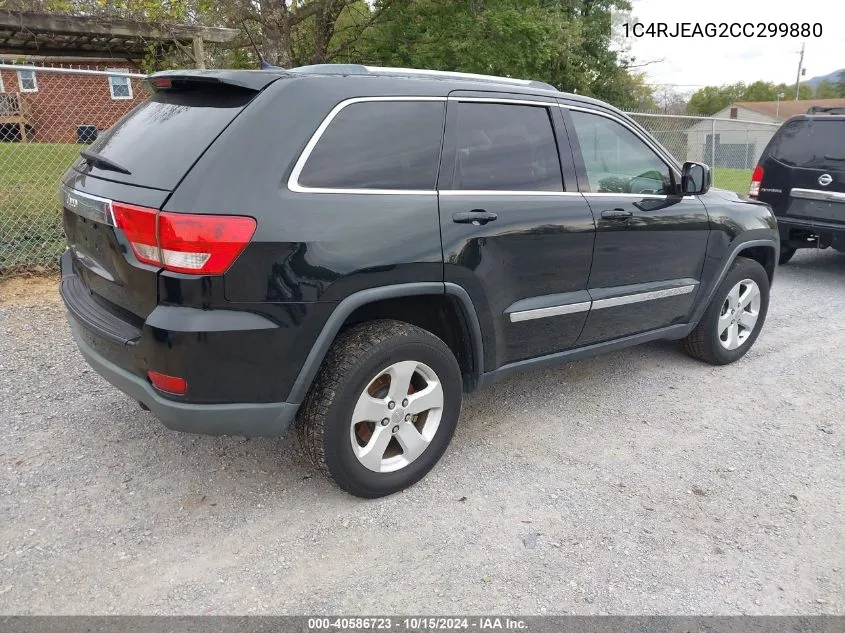 2012 Jeep Grand Cherokee Laredo VIN: 1C4RJEAG2CC299880 Lot: 40586723