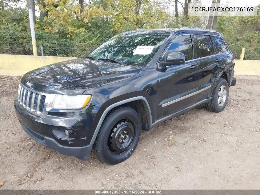 2012 Jeep Grand Cherokee Laredo VIN: 1C4RJFAGXCC176169 Lot: 40617353