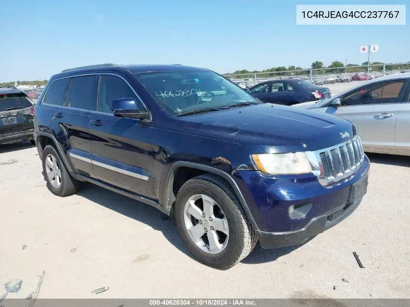 2012 Jeep Grand Cherokee Laredo VIN: 1C4RJEAG4CC237767 Lot: 40628304