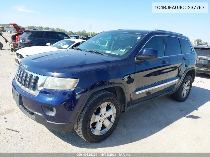 2012 Jeep Grand Cherokee Laredo VIN: 1C4RJEAG4CC237767 Lot: 40628304