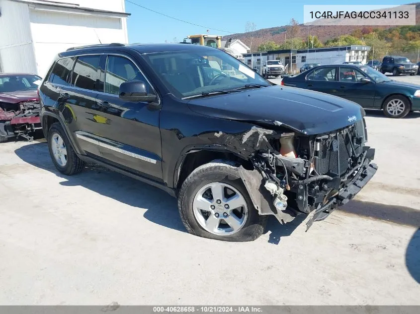 2012 Jeep Grand Cherokee Laredo VIN: 1C4RJFAG4CC341133 Lot: 40628658