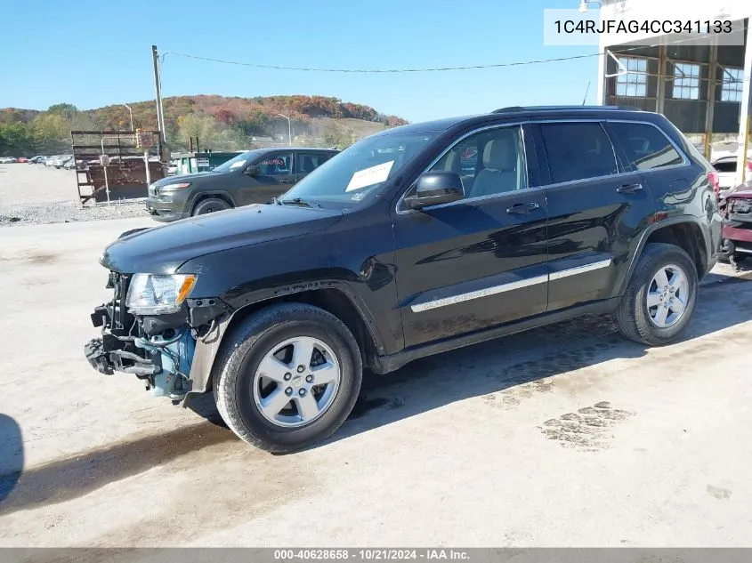 2012 Jeep Grand Cherokee Laredo VIN: 1C4RJFAG4CC341133 Lot: 40628658