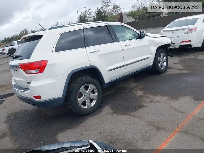 2012 Jeep Grand Cherokee Limited VIN: 1C4RJFBG9CC359223 Lot: 40703990