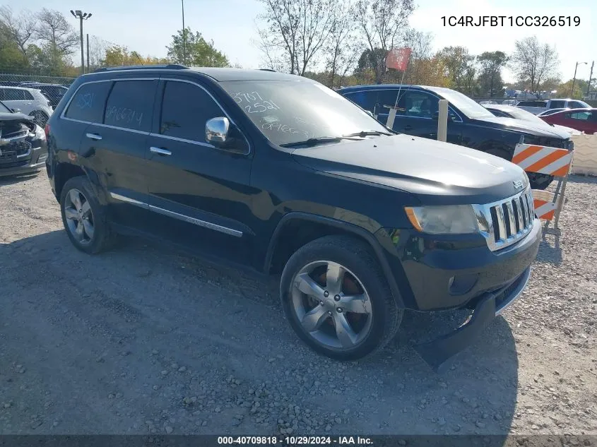 2012 Jeep Grand Cherokee Limited VIN: 1C4RJFBT1CC326519 Lot: 40709818