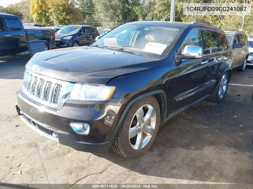 2012 Jeep Grand Cherokee Overland VIN: 1C4RJFCG9CC241087 Lot: 40711625