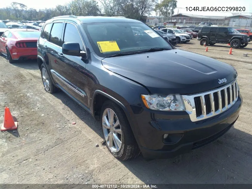 1C4RJEAG6CC299820 2012 Jeep Grand Cherokee Laredo