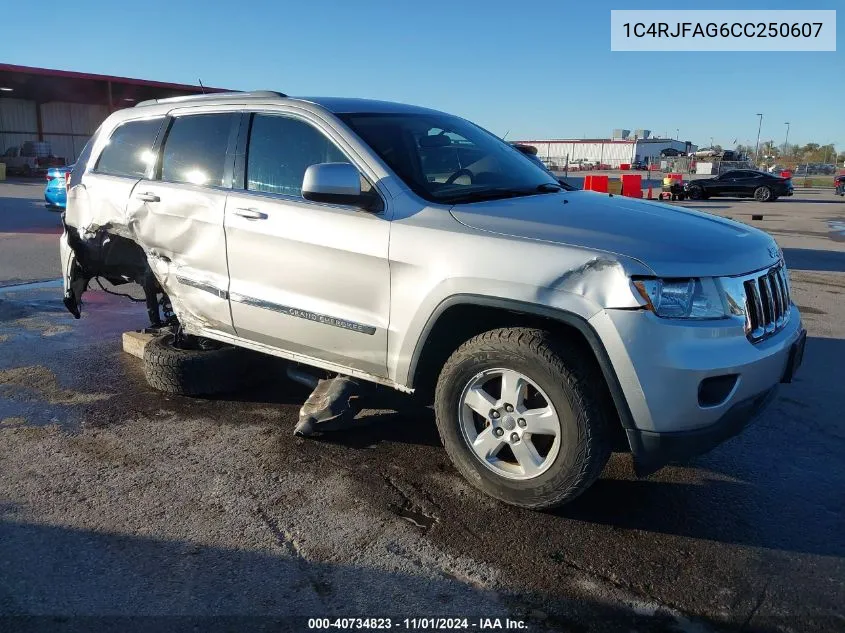 2012 Jeep Grand Cherokee Laredo VIN: 1C4RJFAG6CC250607 Lot: 40734823