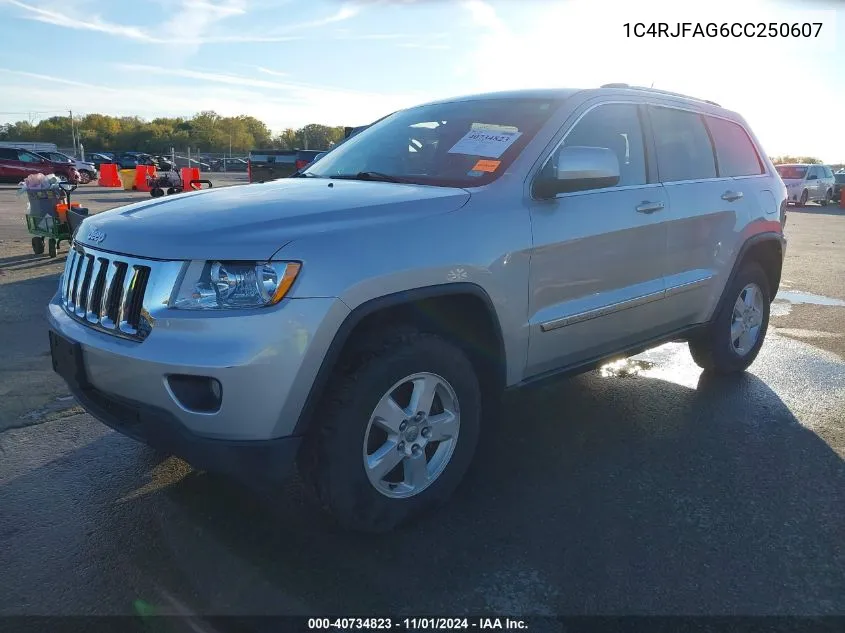 2012 Jeep Grand Cherokee Laredo VIN: 1C4RJFAG6CC250607 Lot: 40734823