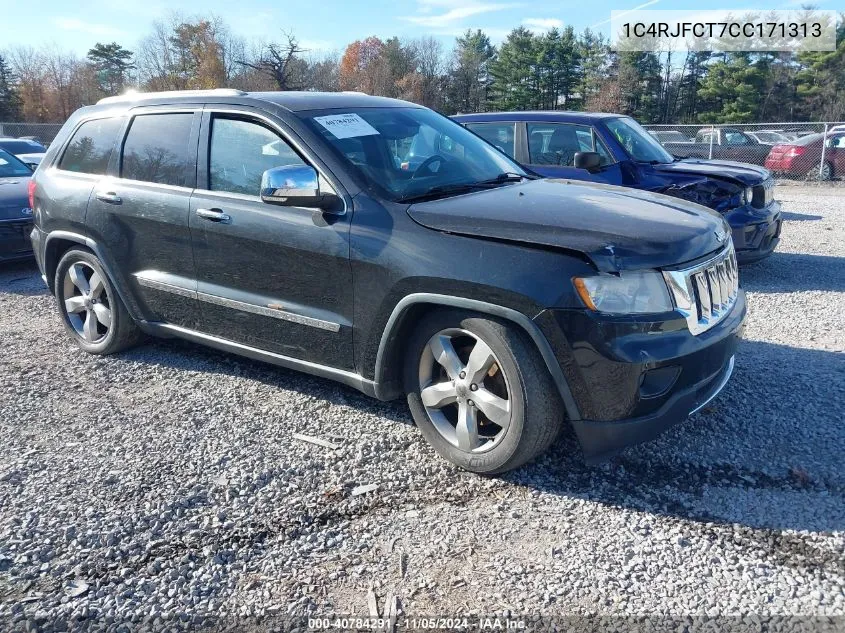 2012 Jeep Grand Cherokee Overland VIN: 1C4RJFCT7CC171313 Lot: 40784291