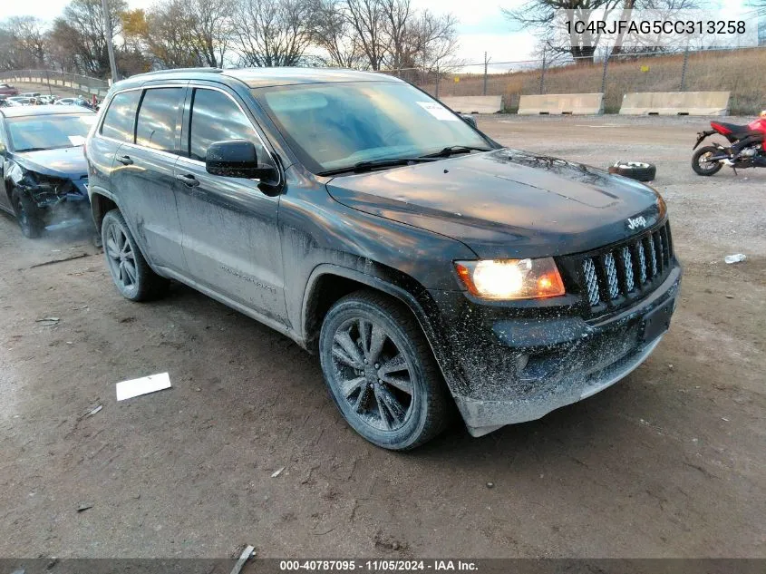 2012 Jeep Grand Cherokee Laredo VIN: 1C4RJFAG5CC313258 Lot: 40787095