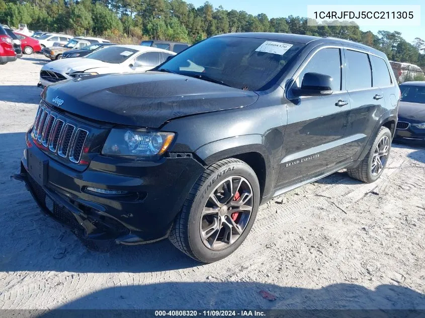 2012 Jeep Grand Cherokee Srt8 VIN: 1C4RJFDJ5CC211305 Lot: 40808320