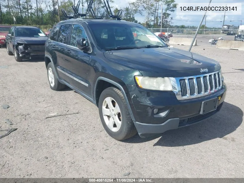 2012 Jeep Grand Cherokee Laredo VIN: 1C4RJFAG0CC233141 Lot: 40815254