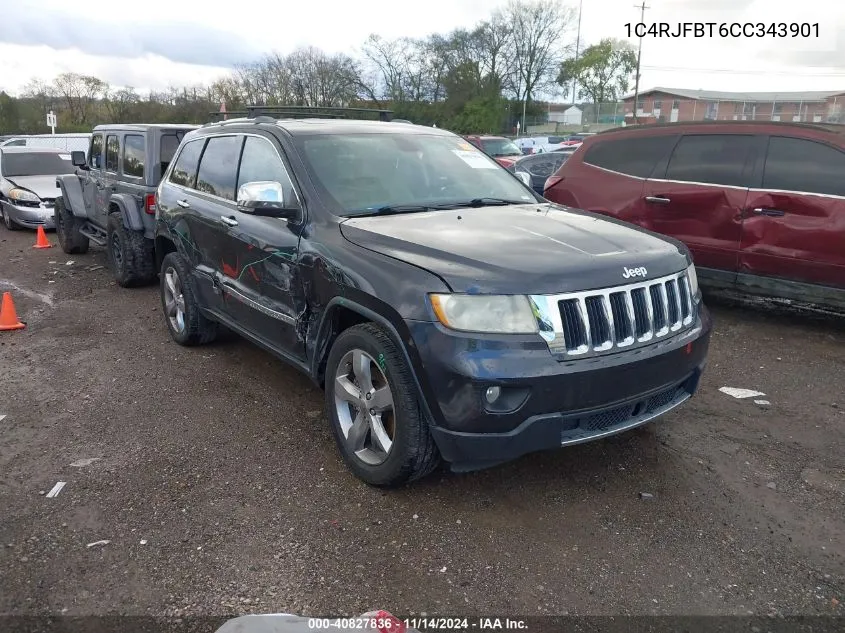 1C4RJFBT6CC343901 2012 Jeep Grand Cherokee Limited