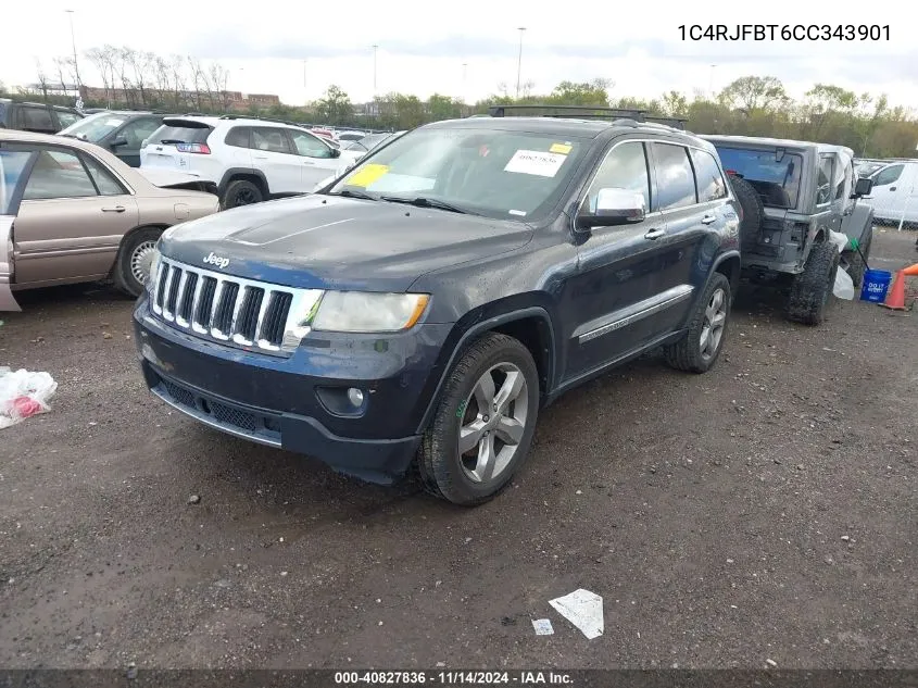 1C4RJFBT6CC343901 2012 Jeep Grand Cherokee Limited