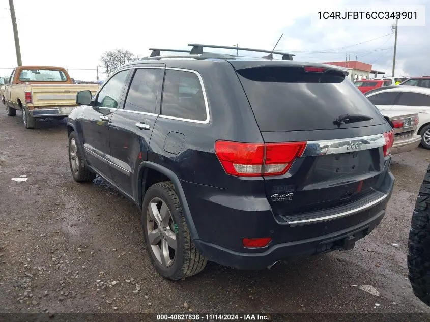 1C4RJFBT6CC343901 2012 Jeep Grand Cherokee Limited