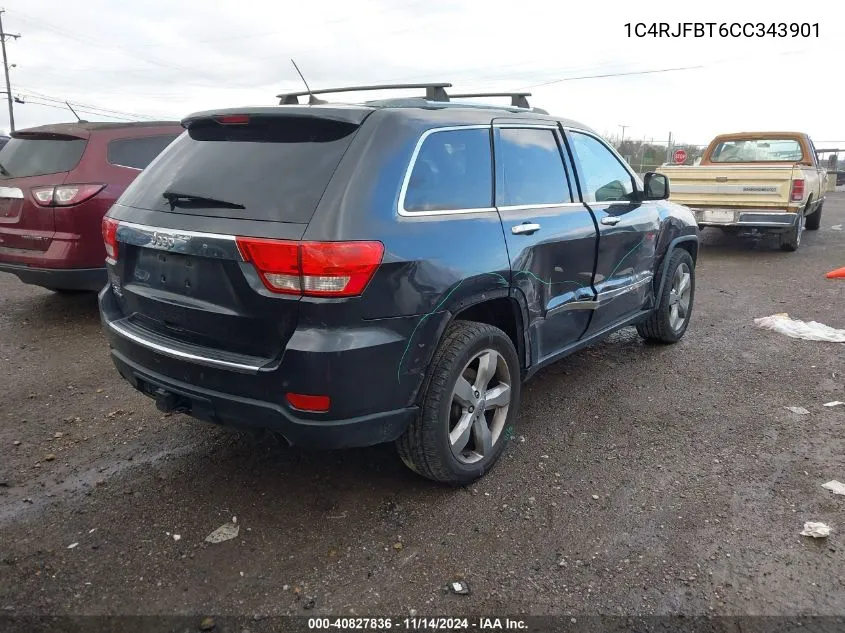 1C4RJFBT6CC343901 2012 Jeep Grand Cherokee Limited