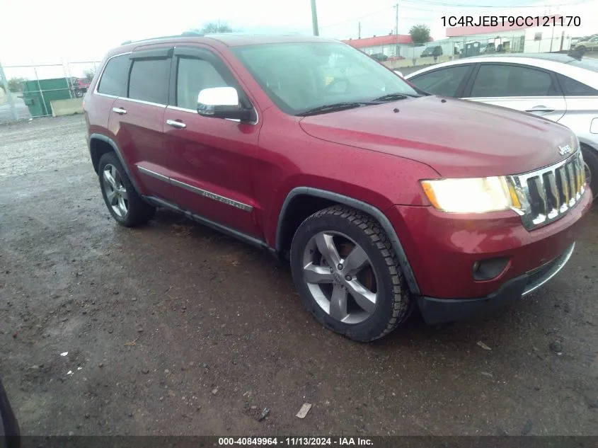 2012 Jeep Grand Cherokee Limited VIN: 1C4RJEBT9CC121170 Lot: 40849964