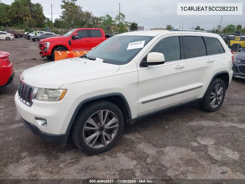 2012 Jeep Grand Cherokee Laredo VIN: 1C4RJEAT5CC282231 Lot: 40908831