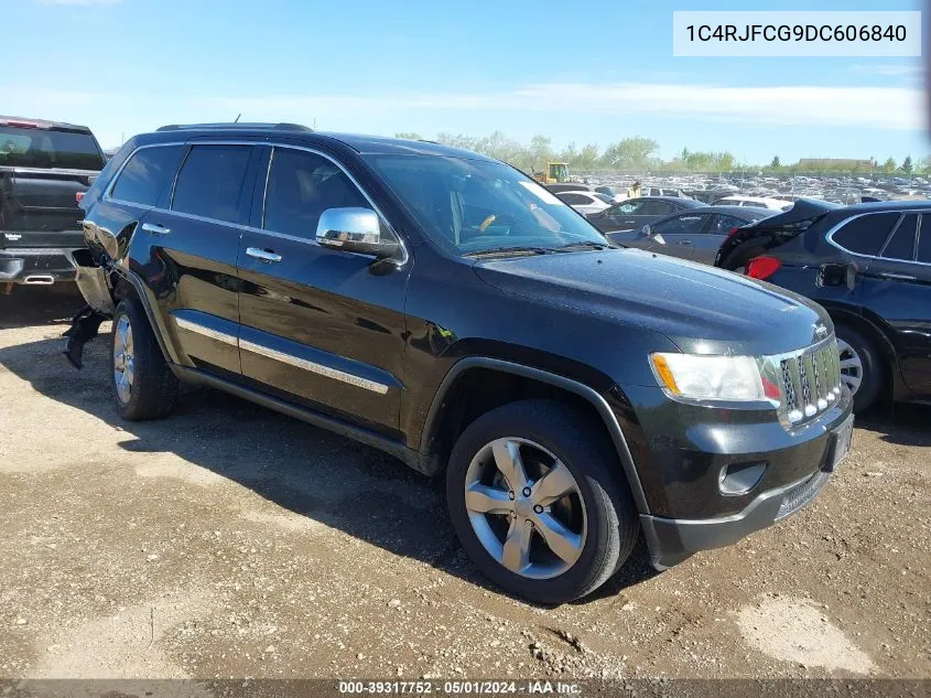 2013 Jeep Grand Cherokee Overland VIN: 1C4RJFCG9DC606840 Lot: 39317752