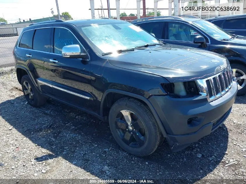 2013 Jeep Grand Cherokee Limited VIN: 1C4RJFBG2DC638692 Lot: 39595559