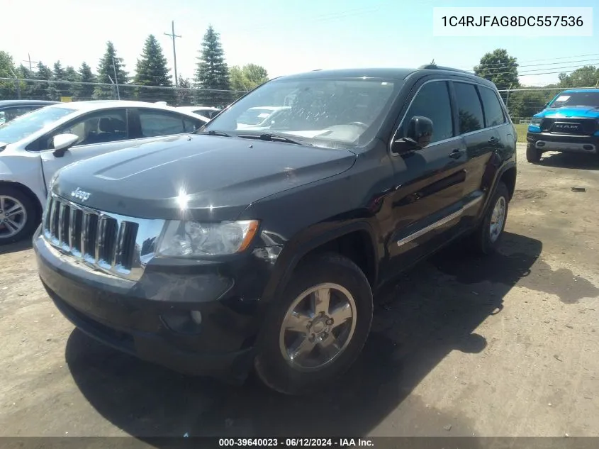 2013 Jeep Grand Cherokee Laredo VIN: 1C4RJFAG8DC557536 Lot: 39640023